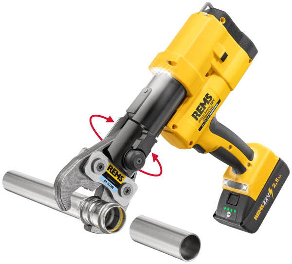 REMS Akku-Press 22 V Connected A1-32kN